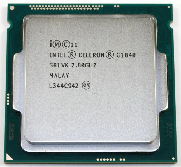 Intel Celeron G1840 2,8 ГГц 2 м кэш двухъядерный процессор SR1VK SR1RR LGA1150 лоток
