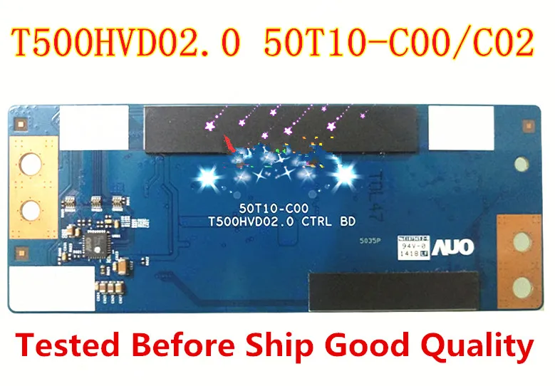 Для T-Con T500HVD02.0 50T10-C00 50T10-C02 Logic доска брусок пластина AUO ЖК-телевизор 42 дюймов 50 |