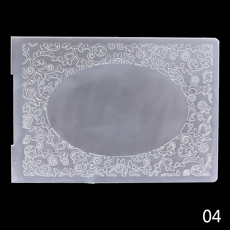 Новая пластиковая папка с тиснением для скрапбукинга DIY фотоальбом открытка