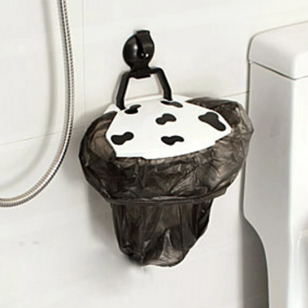 Присоски легкий Пластик мусорный мусор сумка держатель мешка для мусора с