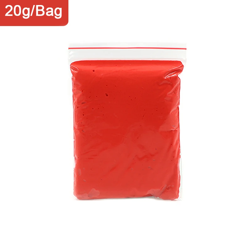 Red Slime Детские игрушки слизи пушистая пена глина 15 цветов талисманы слизи Мяч Комплект мягкая полимерная глина DIY антистресс игрушки для детей - Цвет: Red Slime