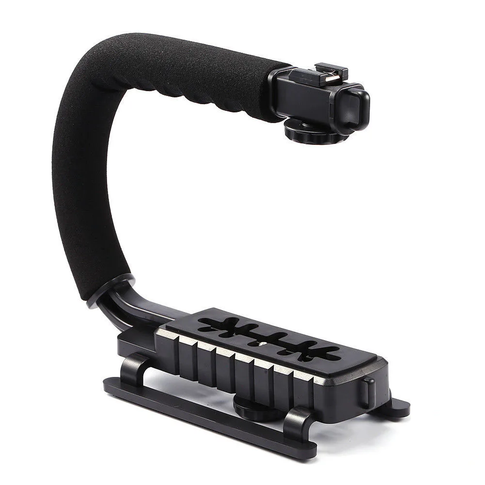 U-образная видео ручка Steadicam Стабилизатор ручка для DSLR камеры видеокамеры телефона
