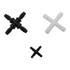 Соединительные фитинги для полива, 4 мм, 8 мм, 10 мм, быстроразъемные соединители для водопроводных труб, 4-канальный Соединительный сплиттер для шлангов, 20 шт.