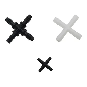 Соединительные фитинги для полива, 4 мм, 8 мм, 10 мм, быстроразъемные соединители для водопроводных труб, 4-канальный Соединительный сплиттер для шлангов, 20 шт.