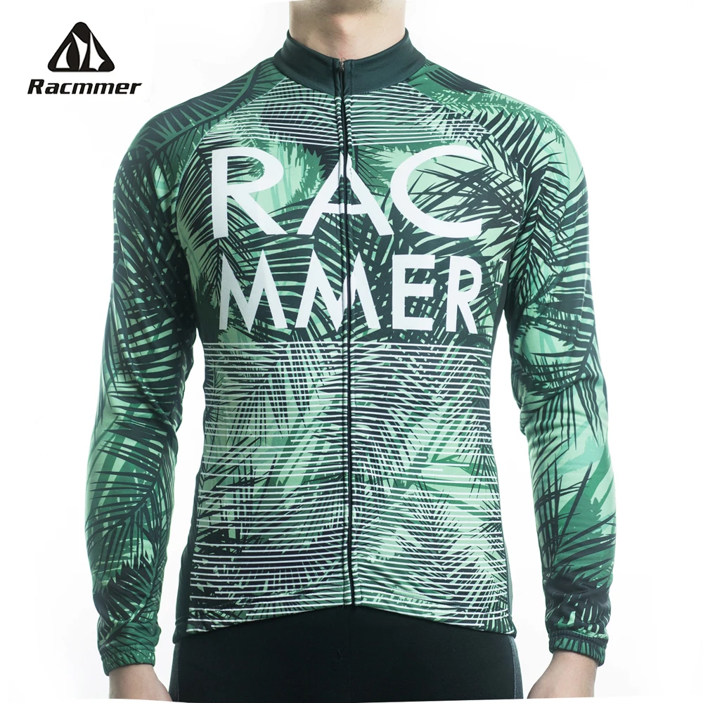 Racmmer 2020 с длинным рукавом Pro майки для велоспорта мужчин Mtb Одежда велосипеда Maillot