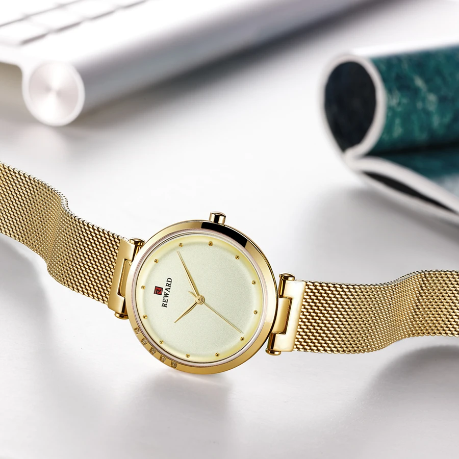 

REWARD Casual Simple Women Watches Luxury Brand Quartz Wrist Watches For Ladies Watch Female Clock 2019 Relogio Feminino