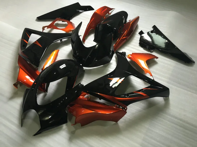 Новый набор обтекателей для мотоциклов GSXR1000 K7 07 08 GSXR 1000 2007 2008 ABS красный черный +