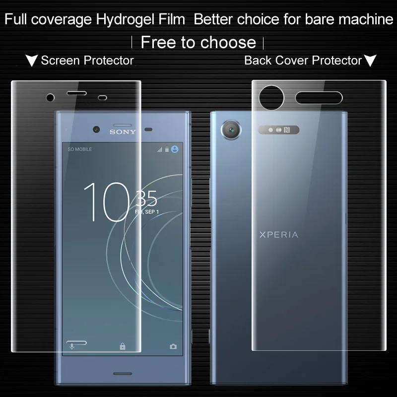 Imak Антибликовая гидрогель 2th поколения пленка для sony Xperia XZ1 протектор экрана 3D
