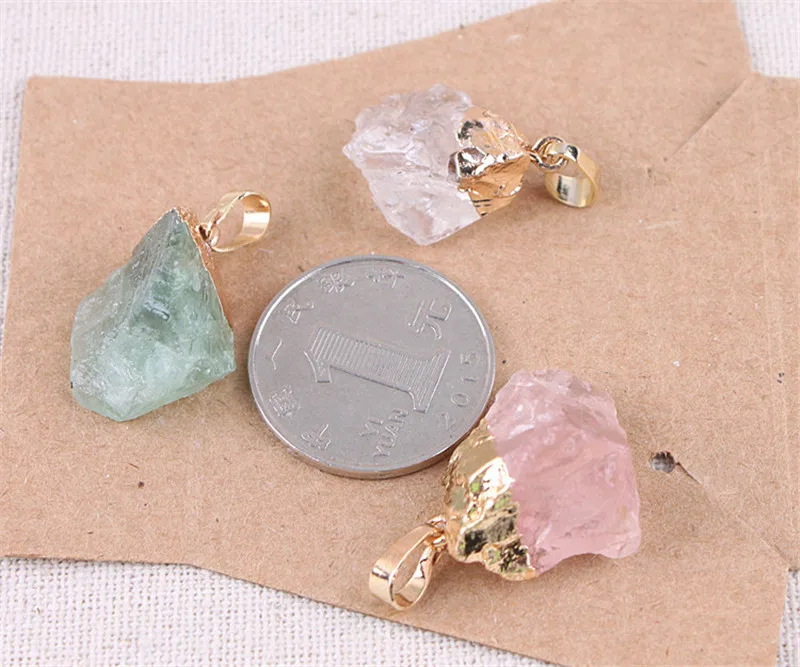 Crystal Clear Quartz Pendant Natural Opal Moonstone Malachite Onyx Mineral Jewelry necklace pendants | Украшения и аксессуары