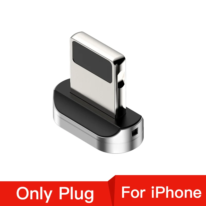 Магнитный зарядный usb-кабель Baseus для iPhone XR Xs Max быстрое зарядное устройство samsung S10 huawei P30 USB type C светодиодный кабель Micro usb - Цвет: Only for iPhone Plug