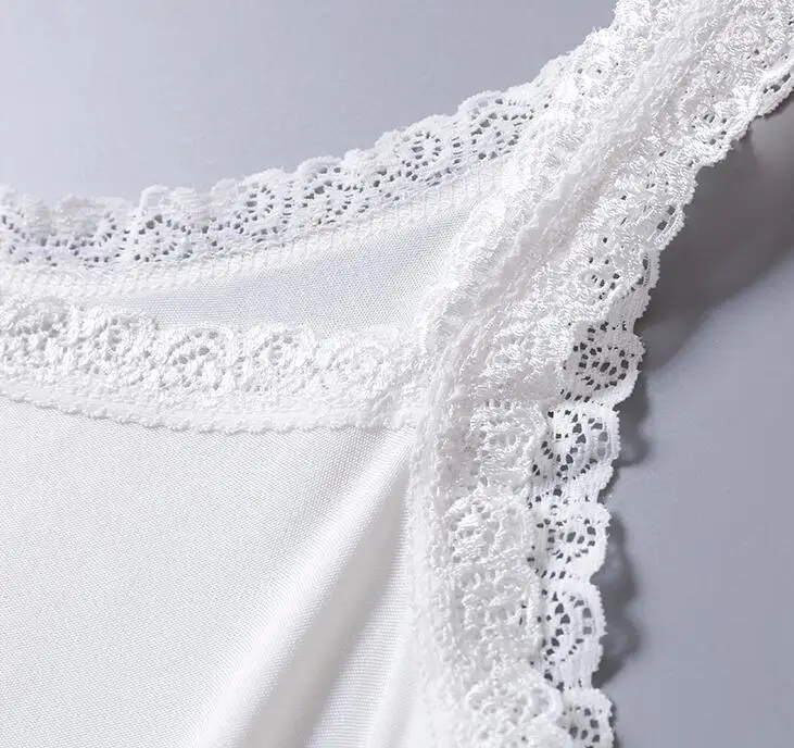 100% Silk Knit Lace Camisole Tank Top Vest Shirt Sleepwear Spaghetti Strap TG312 | Женская одежда