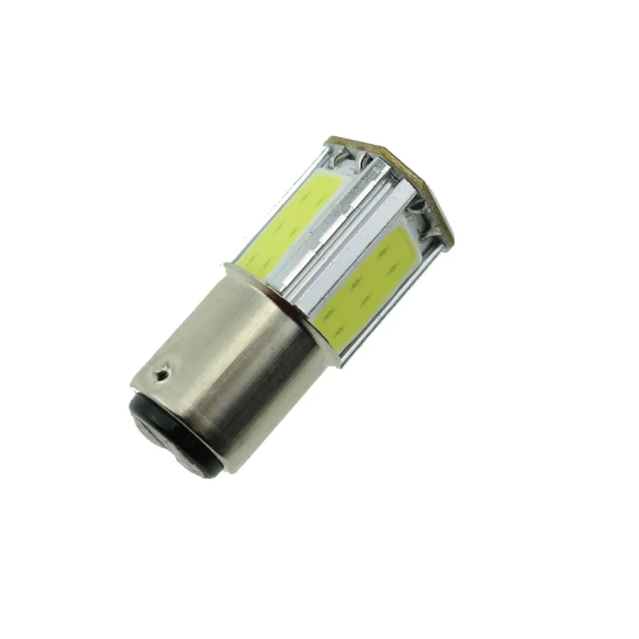 HYZHAUTO 1 шт. 1157 светодиодный Bay15d P21/5 Вт COB Автомобильные стоп сигналы белый красный