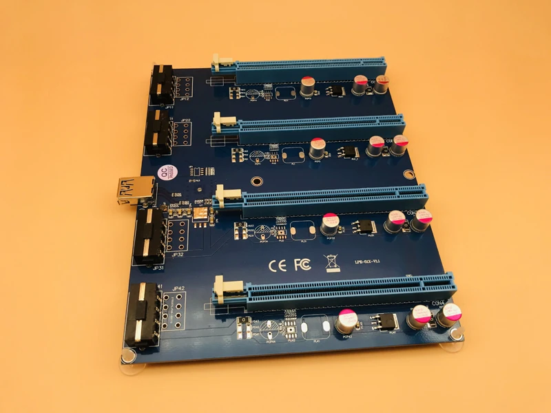 Расширительный комплект PCI E 1x Express с 1 по 4 портами коммутатор мультипликатор