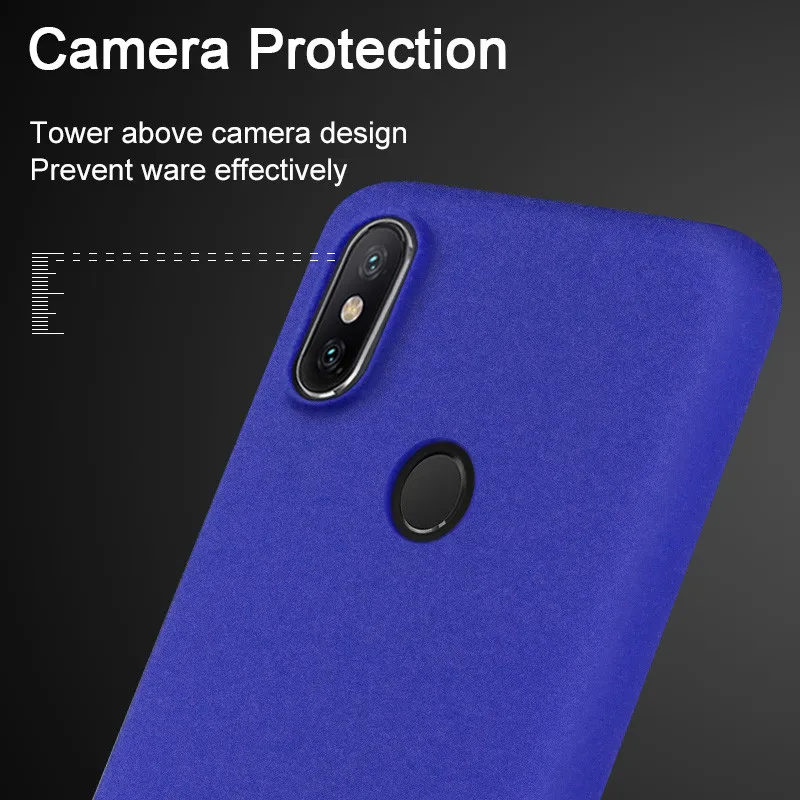 IMAK Для Xiaomi Mi 6X ковбойский корпус матовый ПК Жесткий чехол с кольцом который можно