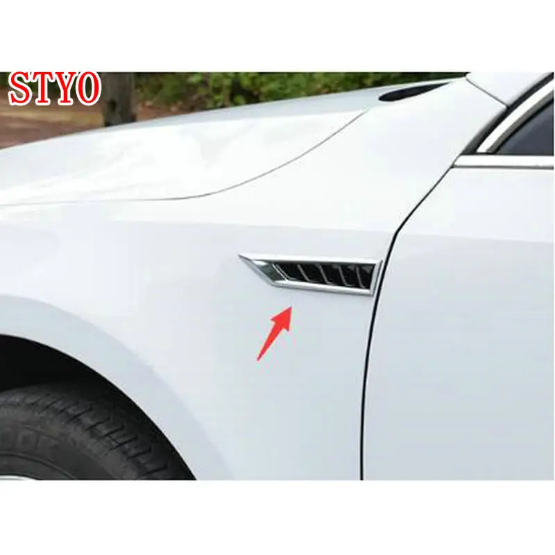 

STYO Car ABS Side Wing Fender Door Emblem Badge Sticker Trim For Skoda1 Octavia 2015 2016 2017 2018