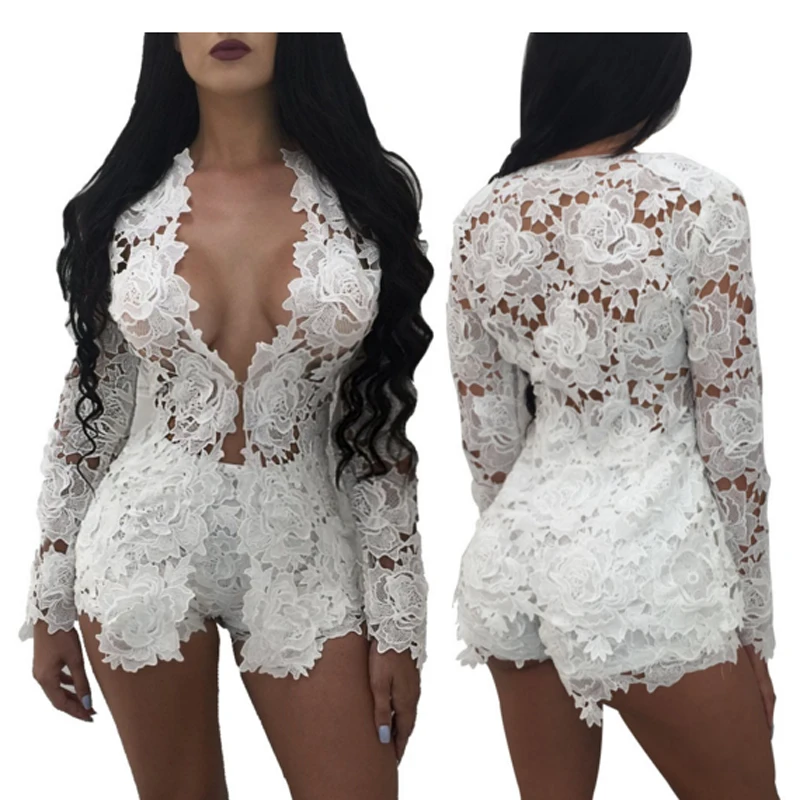 2017 Модный женский комплект из двух предметов сексуальный клубный Кружевной