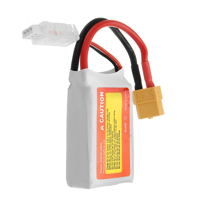 ZOP POWER 7.4V 1000mAh 70C 2S Rechargeable Lipo Battery With XT60 Plug Connector For RC Drone Quadcopter DIY Part Accessories | Игрушки и