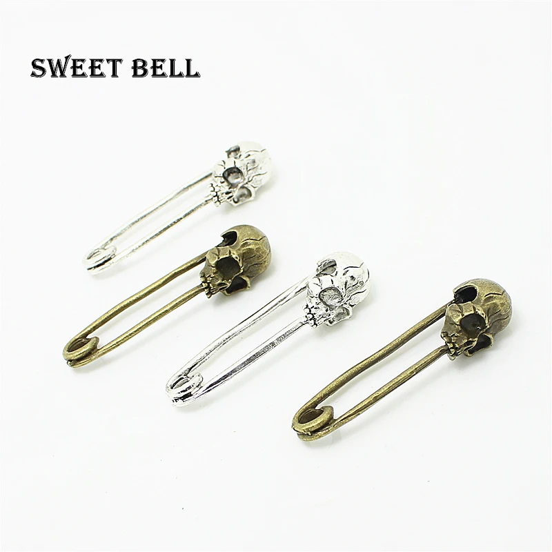 

Подвески в виде черепа, металлические, 15 х49 мм, 10 шт., D6166