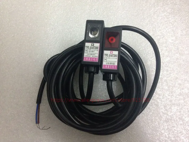 Прямоугольный лазерный фотоэлектрический датчик/10 30 в видимый датчик/0 10 м луч