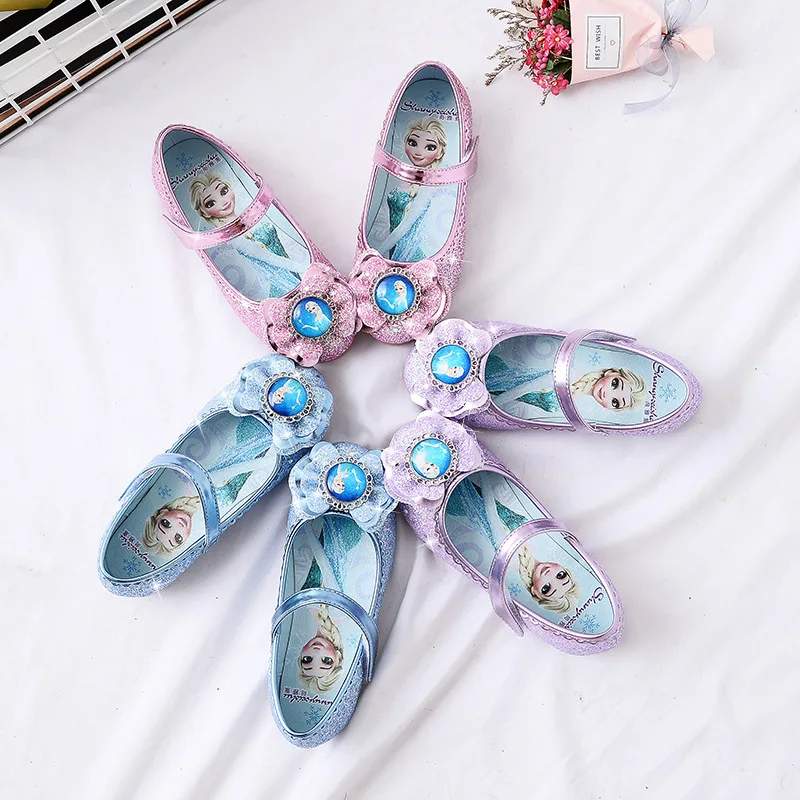 Туфли детские мягкие на плоской подошве с кристаллами | Детская одежда и обувь