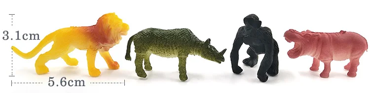 Китайский Зодиак модель животного дракон змея лошадь Обезьяна Собака свинья фигурка домашний декор миниатюрное украшение для сада в виде Феи аксессуары