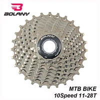 bolany mtb 10 speed cassette 11 28t steel bicycle freewheel mountain bike sprocket for shimano sram bicycle parts