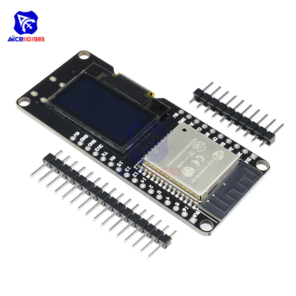 ESP32 ESP-WROOM-32 0,9" дюймовый oled-дисплей 2,4 ГГц WiFi Bluetooth двухрежимный модуль для Arduino Wemos D1 AP STA