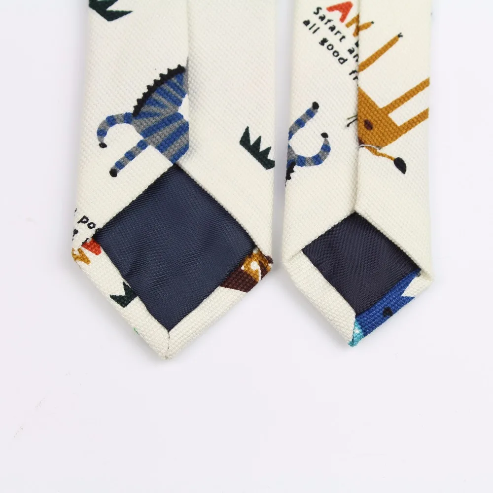 Мужские Узкие галстуки повседневные хлопковые льняные Галстуки тропические