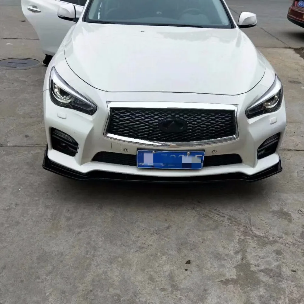 Для Infiniti Q50 Q50S Sedan 4 дверный передний спойлер из полипропилена бампер 2013
