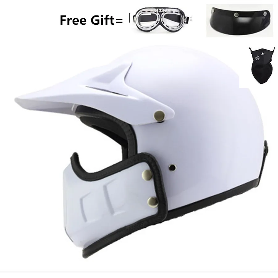 Japan Abs Full Face Motorcycle Helmet Men And Women Vintage Motorbike Helmet Scooter Jet Retro Helmets CE