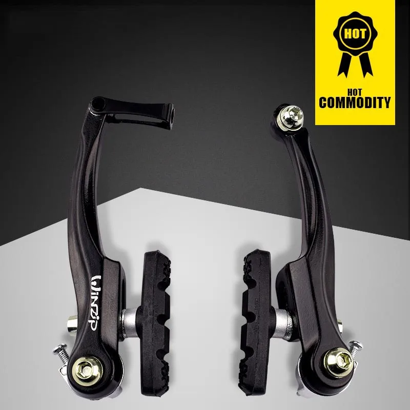 MTB Mountain Bike V Brake caliper Aluminum Alloy Black Universal Bicycle Pads Hydraulic Brakes Parts Accessories | Спорт и