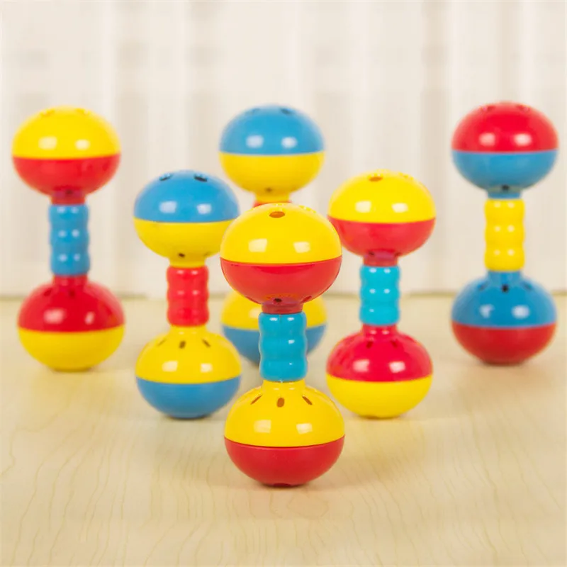 1 шт. детская кровать погремушки для коляски пластиковая двойная голова музыка