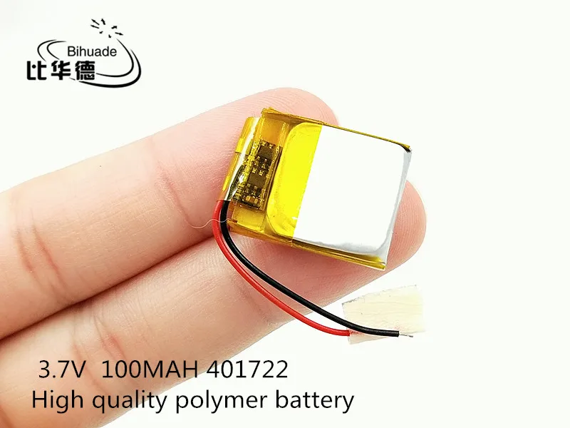 

5pcs [SD] 3.7V,100mAH,[401722] Polymer lithium ion / Li-ion battery for TOY,POWER BANK,GPS,mp3,mp4,cell phone,speaker