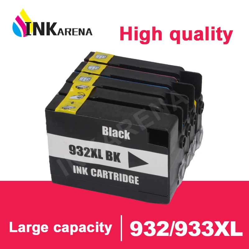 INKARENA 932XL 933XL Замена для HP 932 чернильный картридж 933 XL Officejet 6100 6600 6700 7610 7612