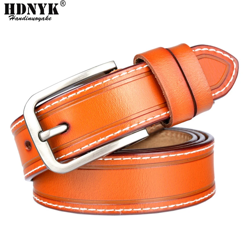 Ремень из натуральной воловьей кожи Женский стильный брендовый Роскошный