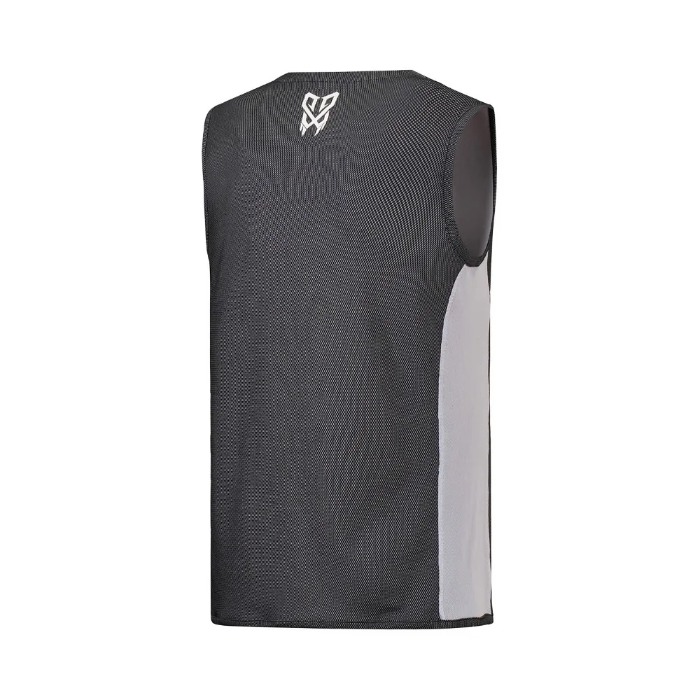 Мужская баскетбольная майка Li Ning двусторонний Трикотажный жилет без рукавов 100%