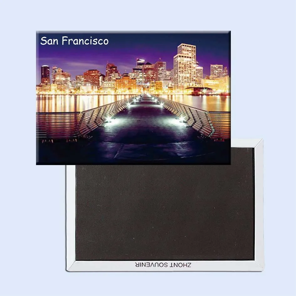 Магниты для холодильника Сан Франциско 21194 США сувениры туристов по всему