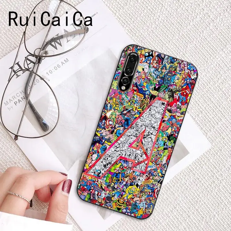 Чехол для телефона RuiCaiCa Marvel Avengers Heros Comics Huawei P10 Plus Mate10 Mate20 Pro 10 Lite P20 Honor10 vision