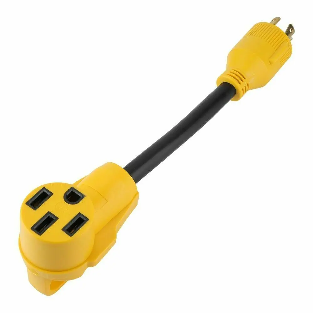 Адаптер для генератора со шнурком и закручивающимся замком 30 А до 50 125 в Новый