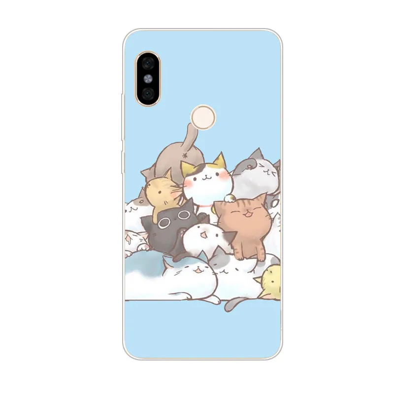 Чехол для Xiaomi redmi S2 мягкий чехол из ТПУ с рисунком животных силикона Защитные