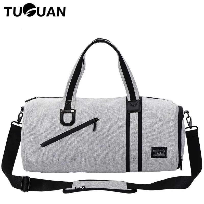 high quality Shoulder Portable Duffle Men Travel Hand Luggage Sports Bags Waterproof Big Bag for Male Large capacity suitcase B5 | Багаж и