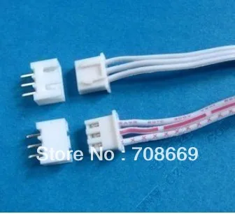 

500 шт., 3-контактные коннекторы диаметром 2,54 мм, длина: 200 мм