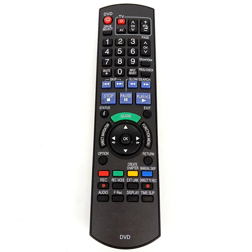 Б/у-scrapc оригинальный пульт дистанционного управления для Panasonic DVD N2QAYB000128 DMR-EX77