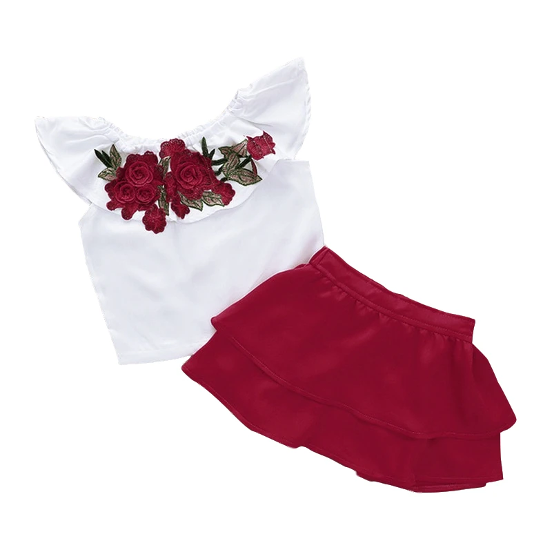 Комплект летней одежды для маленьких девочек комплект из 2 предметов футболка с