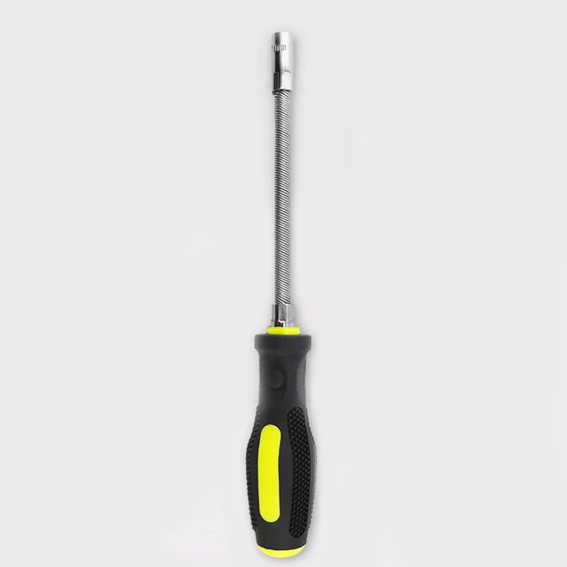 7mm Hexagonal Special Screwdriver Flexible Socket Screw Driver CR-V Bolt Driver Throat Hoop Screw-driving Tool Auto Repair Tools