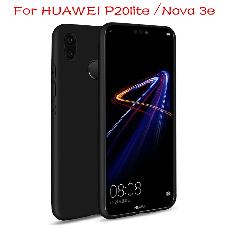 Матовые чехлы для HUAWEI P20lite Nova 3e программный телефон защиты оболочки чехол Коке