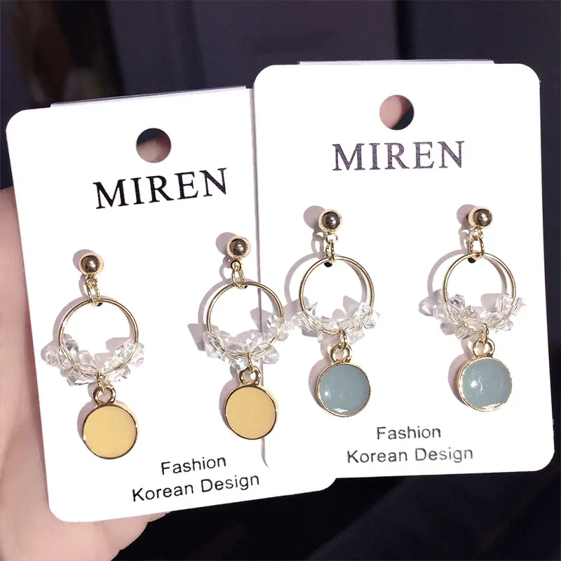 Модные серебряные серьги Корея INS Pendientes Mujer Aretes De лидер продаж 2018 товары висячие |