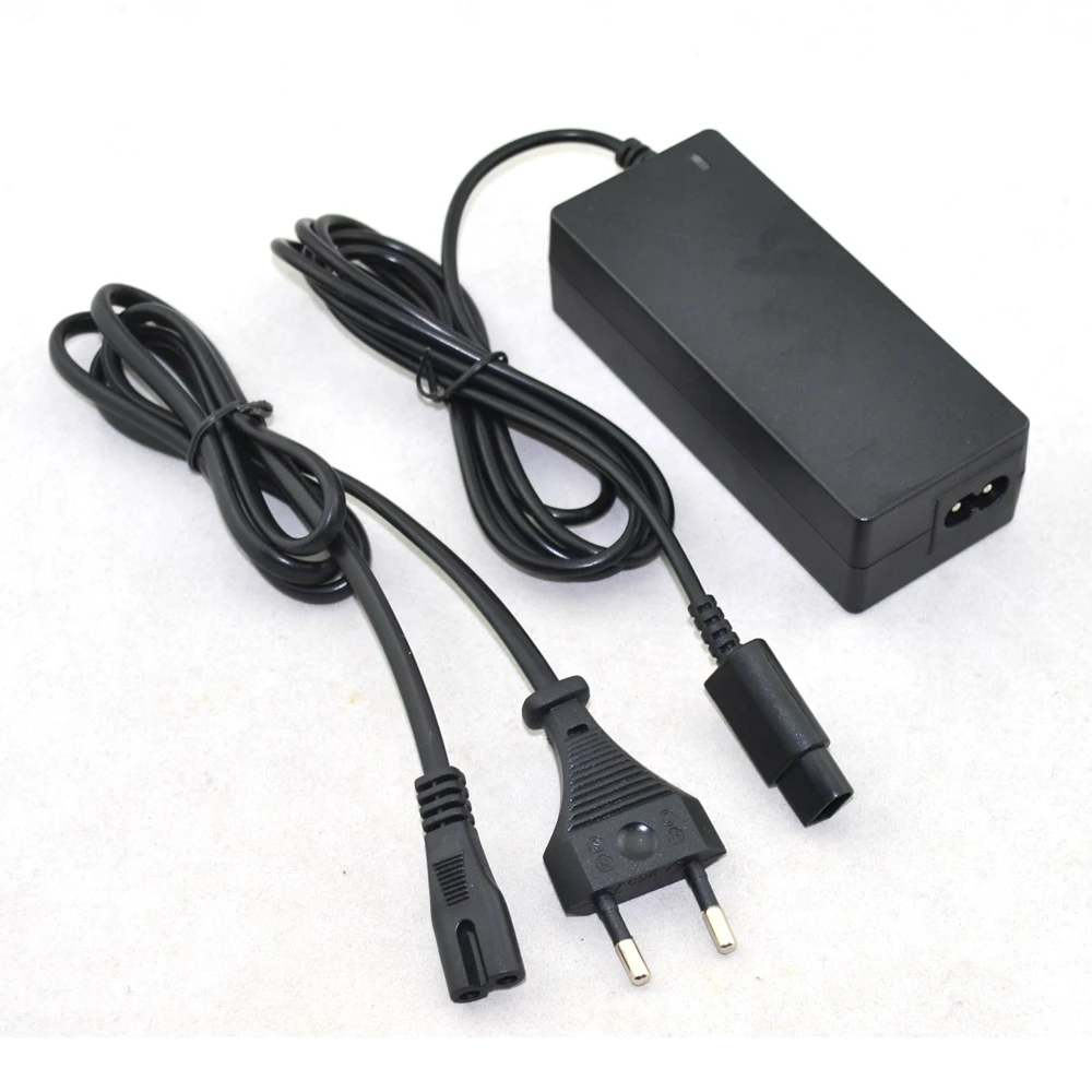 10 PCS a lot EU Plug AC adapter 100-240 power supply Adapter for Gamecube for NGC console with power cable/cord