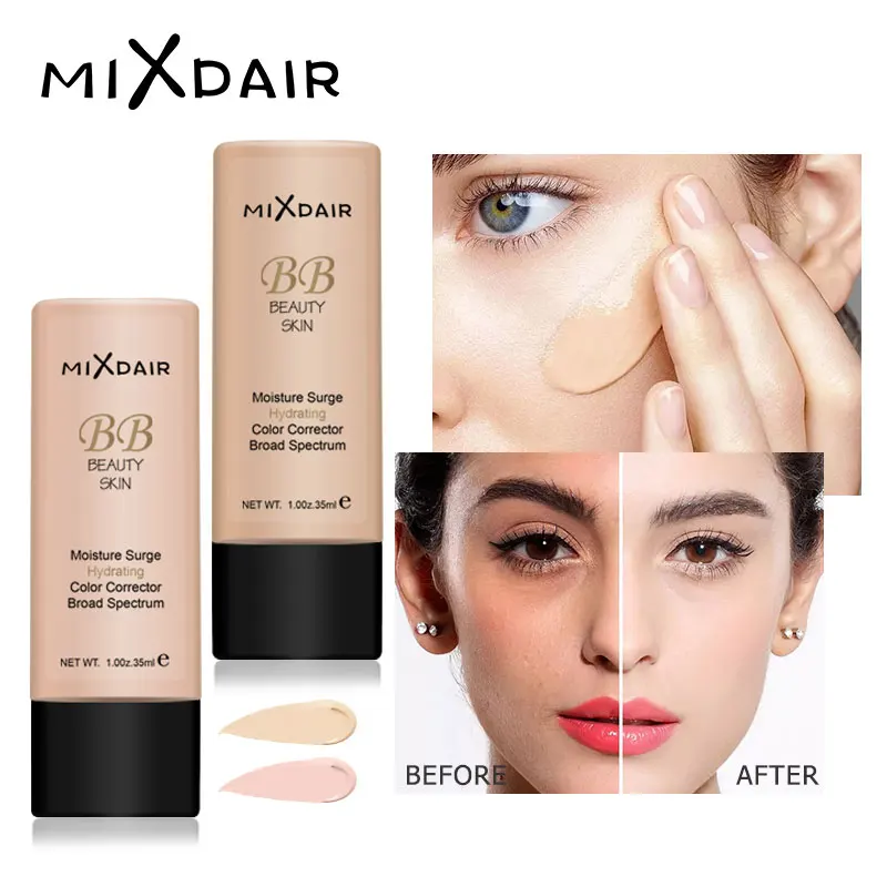 Mixdair уход за кожей лица жидкости косметика/основа Увлажняющая Make Up Base BB Осветляющий крем консилер натуральный основа под макияж пленка с полным покрытием