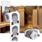 Лидер продаж, рулон туалетной бумаги с изображением Дональда Трампа, банкнот за $100 долларов, новинка, Шуточный Подарок, декор для ванной комнаты